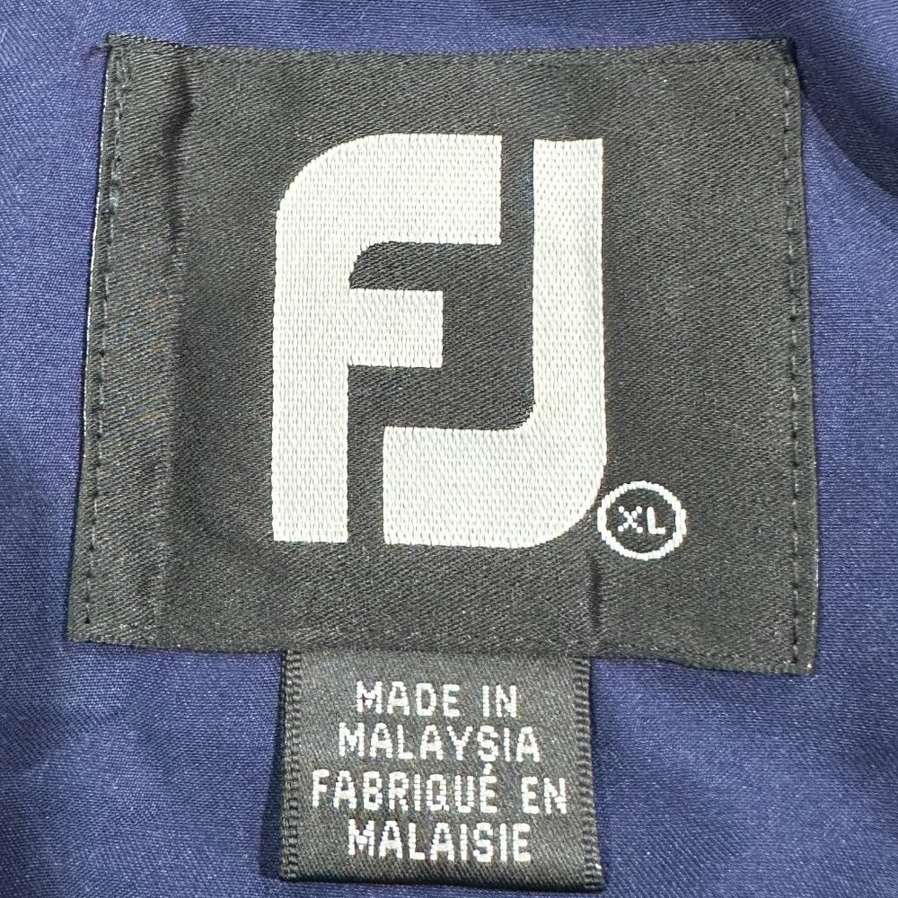 FootJoy Men's Lightweight wind shirt - Navy Blue - Picture 5 of 6